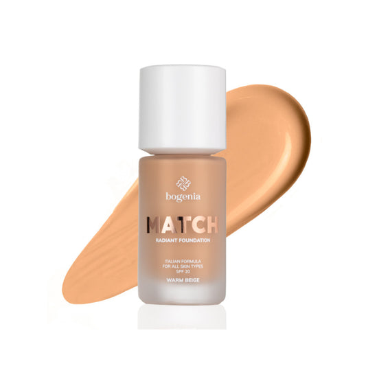 كريم الأساس ماتش اللامع المرطب بالكولاجين وورم بيج من بوغينيا BG609.005