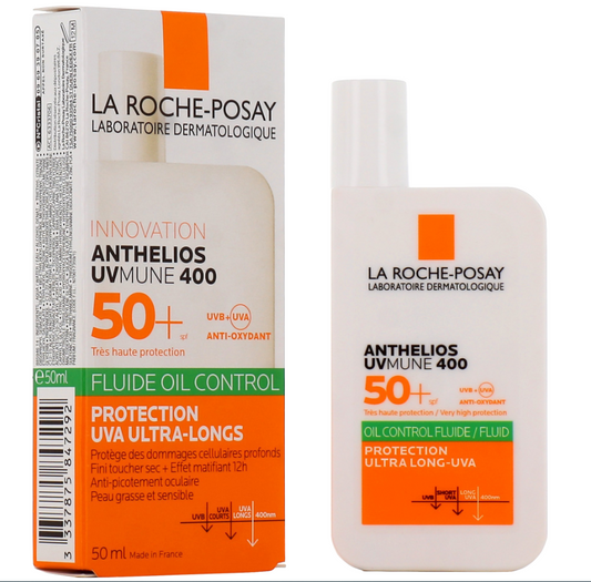 لاروش بوزيه- واقي شمس سائل مرطب للبشرة spf 50 -50ml