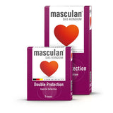 واقي ذكري حماية مزدوجة - مسكولان