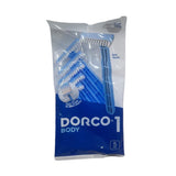 شفرات حلاقة رجالي للجسم مع مقبض قوي 5 شفرات - دوركو