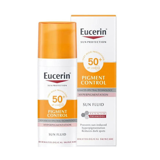 يوسيرين كريم التحكم في صبغات الوجه بعامل حماية من الشمس SPF50+ 50 مل