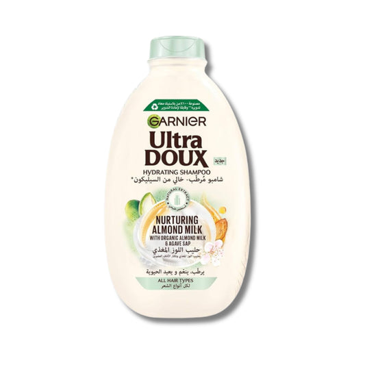 غارنييه الترا دوكس - شامبو مرطب بحليب اللوز المغذي سعة 400 مل