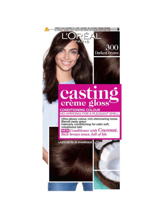 لوريال باريس صبغة الشعر كاستينغ غلوس 300 بني داكن