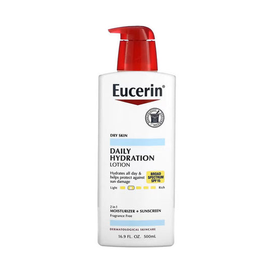 يوسيرين لوشن الترطيب اليومي مع وماقي شمس SPF15 - 500 مل