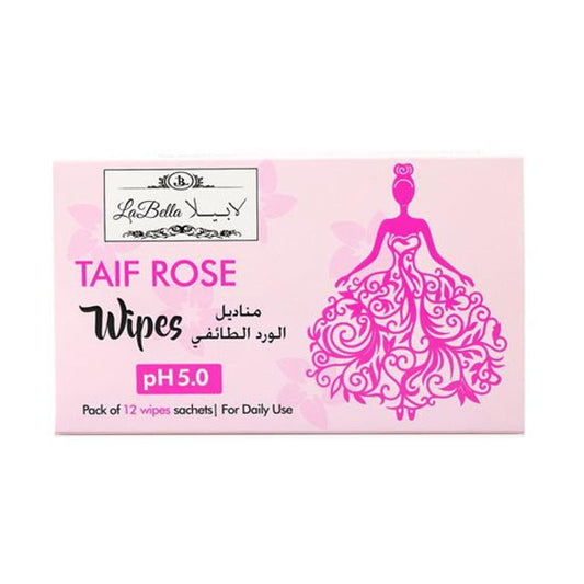 مناديل الورد الطائفي من لابيلا - 12 منديل مغلف